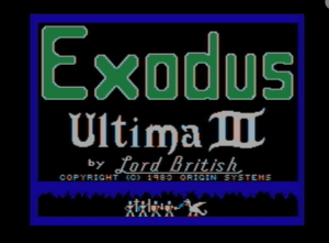 best computer games of the 80s: Exodus Ultima III